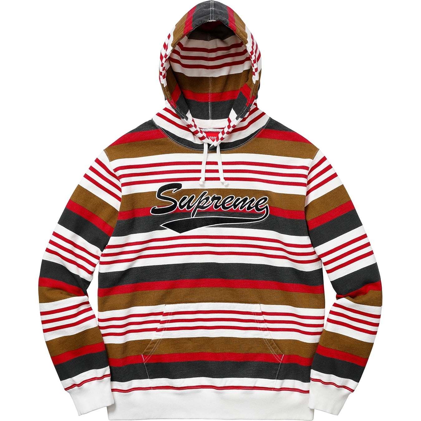 Striped Hooded Sweatshirt view 3